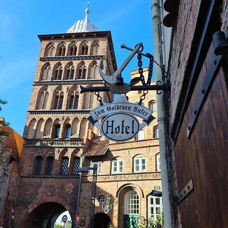 لوبيك Altstadthotel Zum Goldenen Anker المظهر الخارجي الصورة